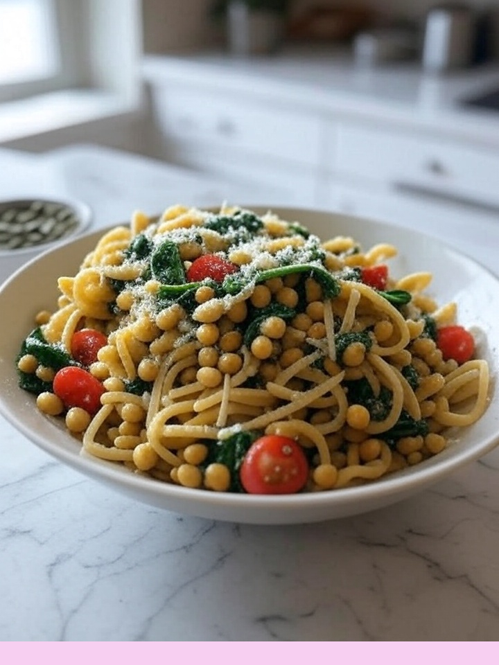 Magnesium Rich Pesto Pasta